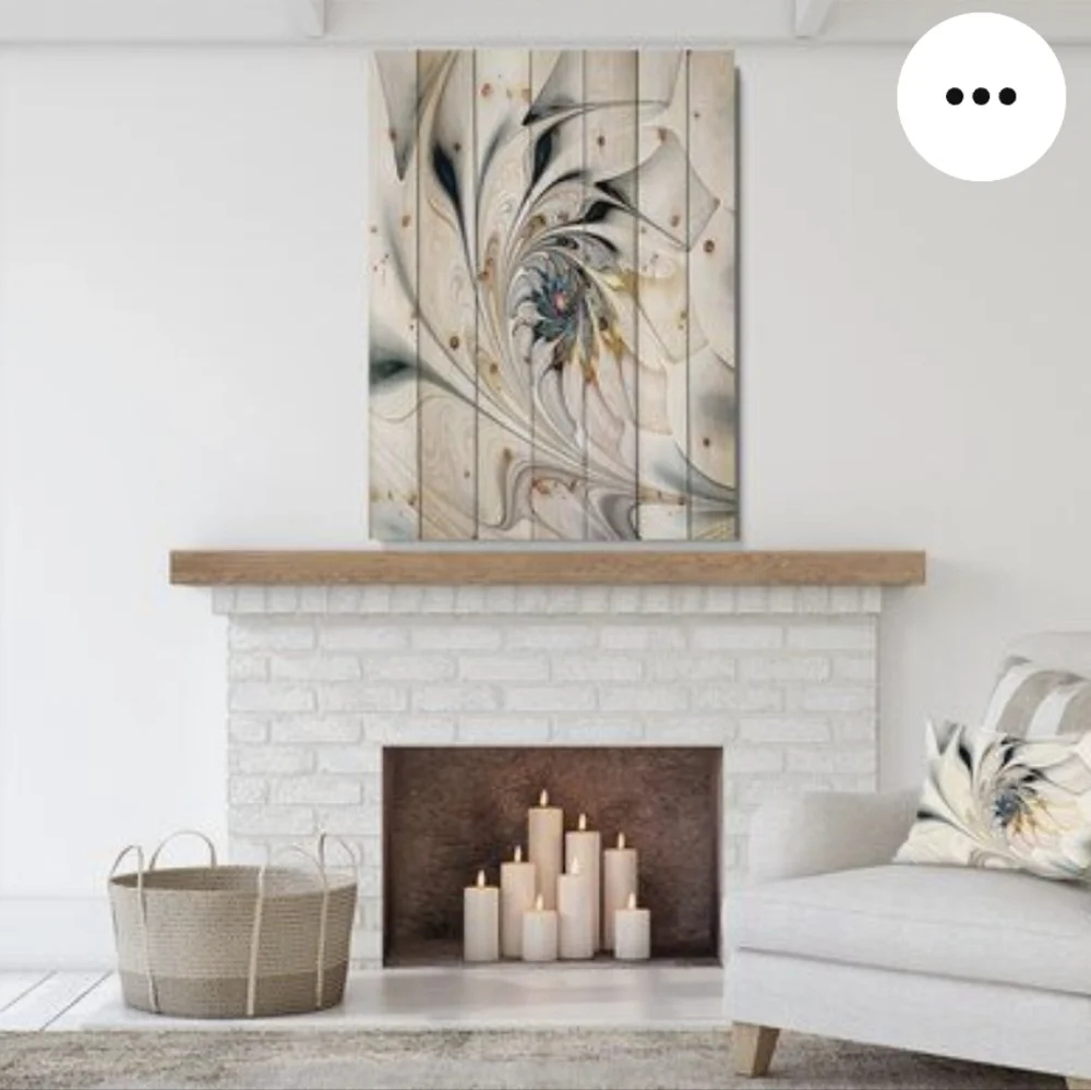 Wooden Wall Hanging Art Natural Pine Spiral Swirl Laser Print Geometric 15x20 - Picture 12 of 15